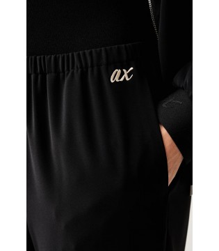 Штани жіночі палаццо чорні XW002909 Armani Exchange 2 - Respected-Person