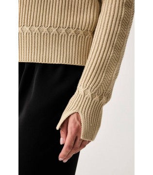 Светр жіночий бежевий XW002629 Armani Exchange 3 - Respected-Person