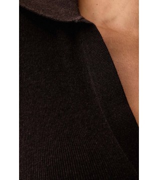 Жіноча сукня з вовною "максі" коричнева XW002887 Armani Exchange 3 - Respected-Person