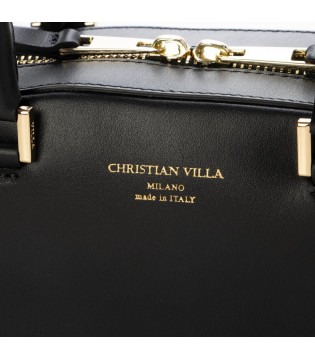 Сумка жіноча шкіряна чорна 06612 Christian Villa 4 - Respected-Person