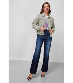 Піджак Guess джинсовий  хакі жіночий - Respected-Person
