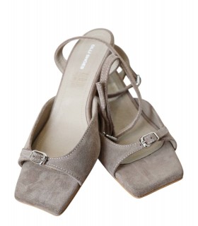 Босоножки женские с натуральной замши тауп Л-6-4073a Olli Shoes  1 - Respected-Person