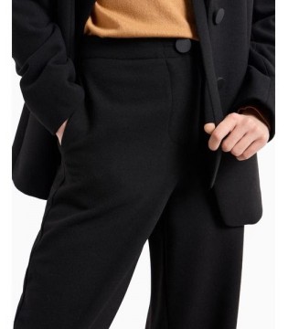 Штани чорні вовняні жіночі 6DYP17 Armani Exchange  2 - Respected-Person