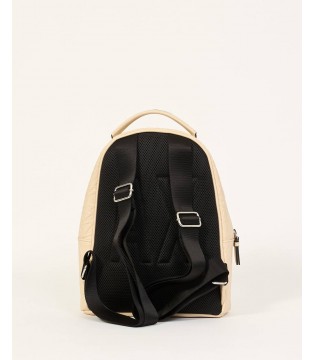 Рюкзак тисненый лого женский молочный 942805a Armani Exchange 1 - Respected-Person