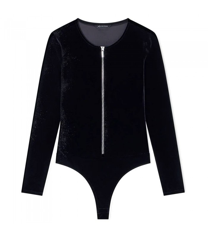Боді жіноче велюрове чорне XW001343 Armani Exchange Боді жіноче велюрове чорне XW001343 Armani Exchange