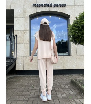 Костюм жіночий персиковий 3DYM1J 2886 Armani Exchange 1 - Respected-Person