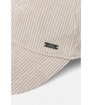 Кепка женская с вельвета бежевая XW001514 Armani Exchange 2 - Respected-Person
