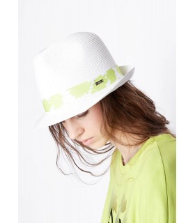 Шляпа біла з салатовим 944703 Armani Exchange  - Respected-Person