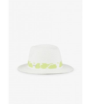 Шляпа біла з салатовим 944703 Armani Exchange  1 - Respected-Person