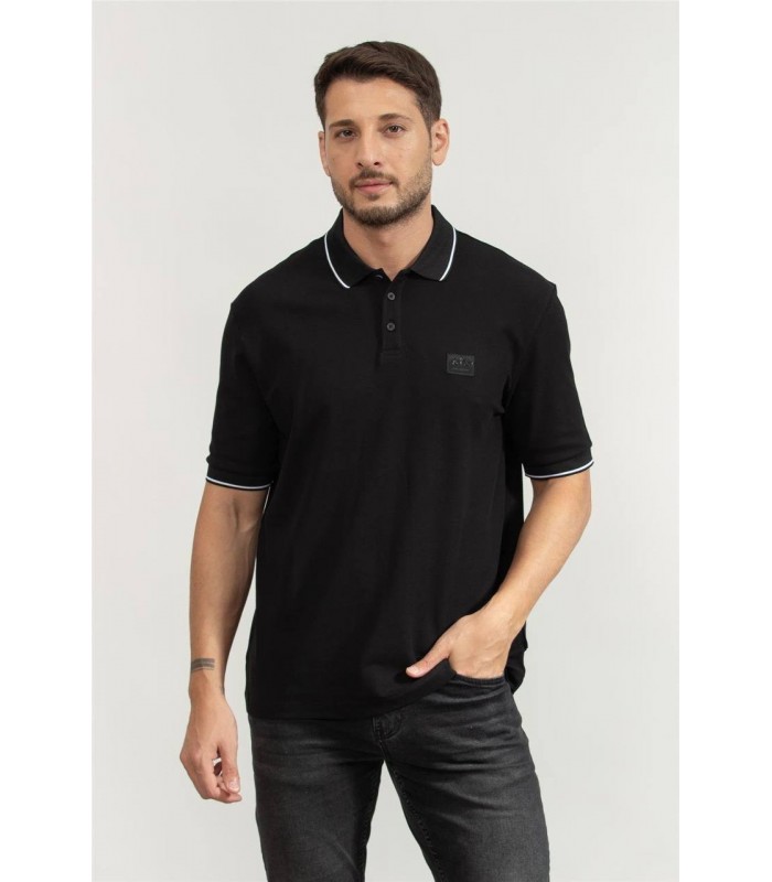 Поло чоловіче чорне XM001393 Armani Exchange Поло чоловіче чорне XM001393 Armani Exchange