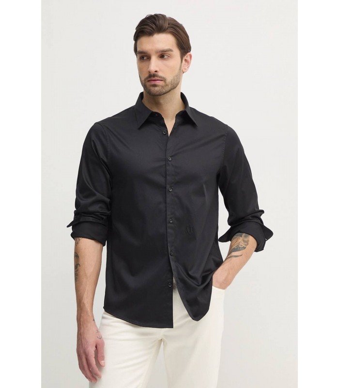 Сорочка чоловіча чорна XM000339 Armani Exchange Сорочка чоловіча чорна XM000339 Armani Exchange