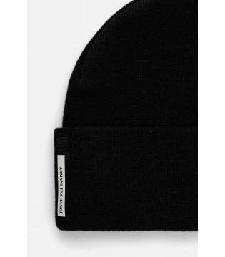 Шапка чоловіча чорна з манжетом XM001636 Armani Exchange 1 - Respected-Person
