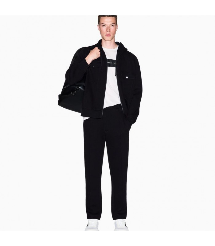 Чоловічі штани зі стрілкою чорні XM001018 Armani Exchange