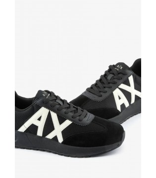 Кросівки чорні комбіновані XUX071 Armani Exchange  1 - Respected-Person