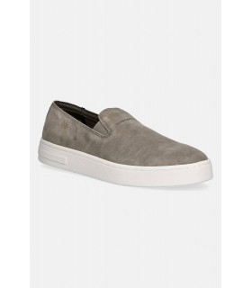 Мокасины мужские замшевые оливковые XM002633 Armani Exchange 