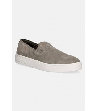Мокасины мужские замшевые оливковые XM002633 Armani Exchange 