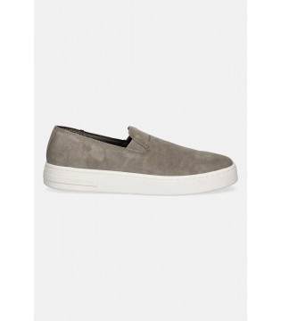 Мокасины мужские замшевые оливковые XM002633 Armani Exchange  1 - Respected-Person