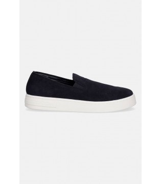 Мокасины мужские замшевые синие XM002633a Armani Exchange  1 - Respected-Person