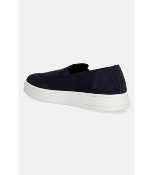 Мокасины мужские замшевые синие XM002633a Armani Exchange  2 - Respected-Person