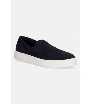 Мокасины мужские замшевые синие XM002633a Armani Exchange 