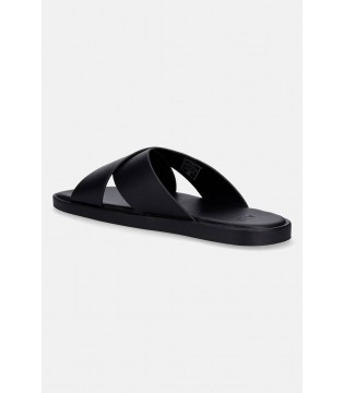 Шльопанці чоловічі шкіряні чорні XM002619 Armani Exchange 2 - Respected-Person