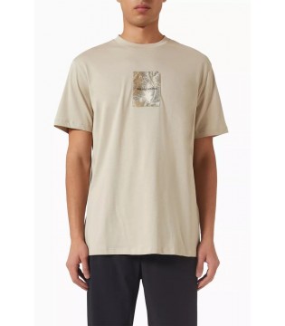 Футболка мужская бежевая XM002501 Armani Exchange 