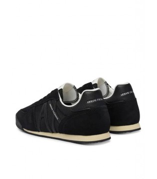 Кроссовки мужские текстильные черные  XM002616 Armani Exchange  1 - Respected-Person