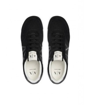 Кроссовки мужские текстильные черные  XM002616 Armani Exchange  2 - Respected-Person