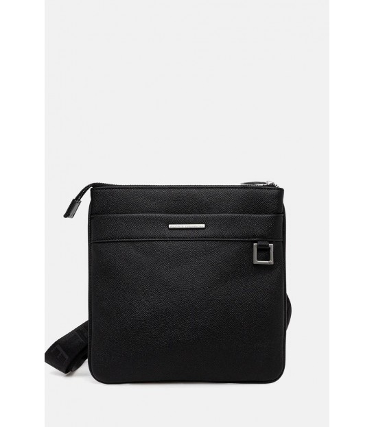 Сумка чоловіча зерниста шкіра чорна XM002039 Armani Exchange - Respected-Person