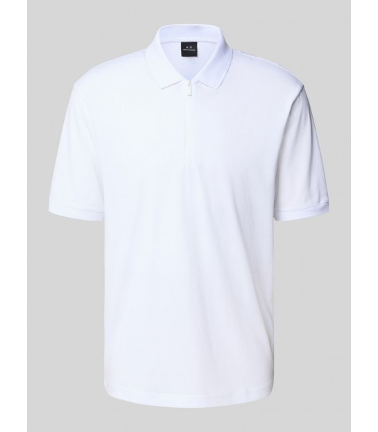 Чоловіче поло на змійці біле XM001291 Armani Exchange - Respected-Person