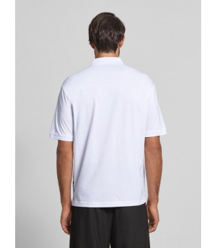 Чоловіче поло на змійці біле XM001291 Armani Exchange 2 - Respected-Person