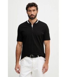 Поло мужское хлопковое черное на змейке XM001764 Armani Exchange - Respected-Person
