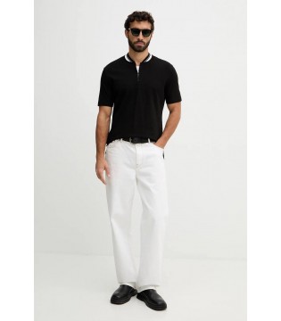 Поло чоловіче бавовняне на змійці чорне XM001764 Armani Exchange  3 - Respected-Person