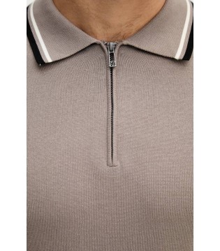 Поло мужское хлопковое тауп XM001977 Armani Exchange  3 - Respected-Person
