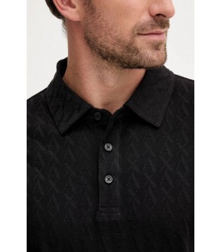 Поло чоловіче в лого чорне XM001292 Armani Exchange 2 - Respected-Person
