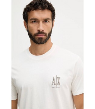 Футболка мужская хлопковая белая XM000365 Armani Exchange  2 - Respected-Person