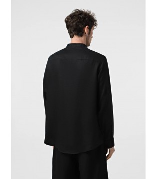 Чоловіча сорочка з льону чорна XM001222 Armani Exchange 2 - Respected-Person