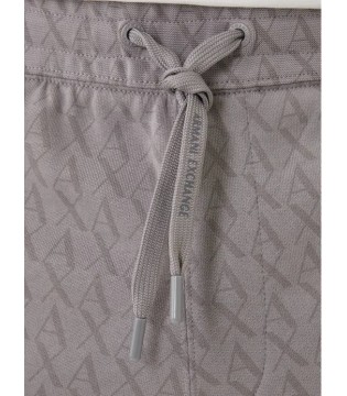 Мужские трикотажные шорты серые XM001227 Armani Exchange  2 - Respected-Person