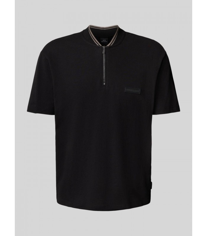 Поло чоловіче на змійці чорне XM001348 Armani Exchange Поло чоловіче на змійці чорне XM001348 Armani Exchange