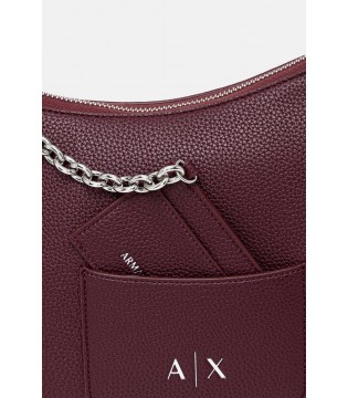 Сумка женская средняя с визитницей марсала XW001213а Armani Exchange  2 - Respected-Person
