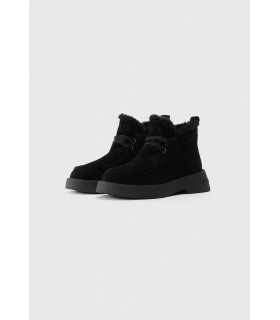 Ботинки женские замшевые черные XW001675a Armani Exchange  - Respected-Person