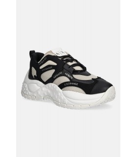 Кроссовки женские черно-бежевые XDX120 Armani Exchange  - Respected-Person