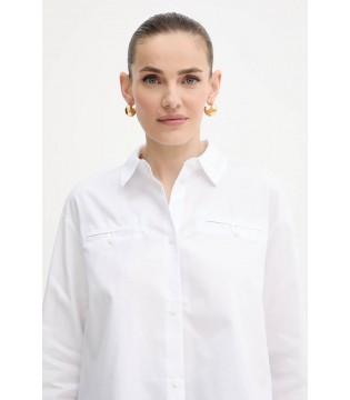 Рубашка женская белая XW000668 Armani Exchange  2 - Respected-Person