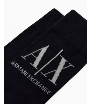 Носки женские черные 946020a Armani Exchange  1 - Respected-Person