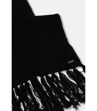 Шарф женский шерстяной черный XW001500a Armani Exchange  1 - Respected-Person