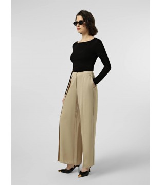 Брюки женские с разрезами бежевые XW001955 Armani Exchange 