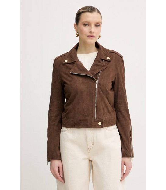 Косуха жіноча замшева коричнева XW001924 Armani Exchange - Respected-Person