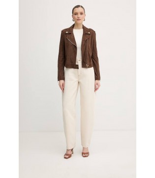 Косуха жіноча замшева коричнева XW001924 Armani Exchange 1 - Respected-Person
