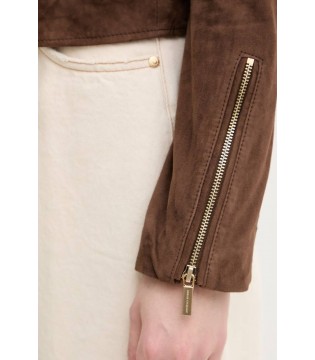 Косуха жіноча замшева коричнева XW001924 Armani Exchange 5 - Respected-Person