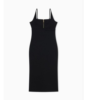 Сарафан женский на змейке черный XW002056 Armani Exchange  - Respected-Person